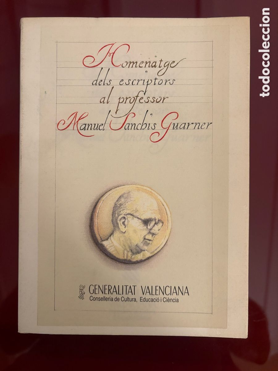 Libros de segunda mano: Homenatge dels escriptors al professor Manuel Sanchis Guarner