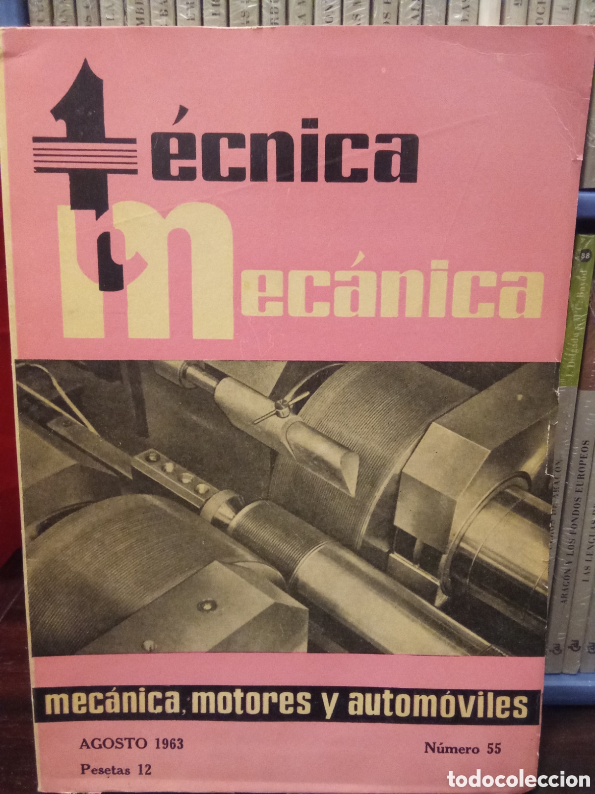 Libros de segunda mano: T&eacute;cnica Mec&aacute;nica - mec&aacute;nica motores y autom&oacute;viles - Agosto 1963 N&uacute;mero 55