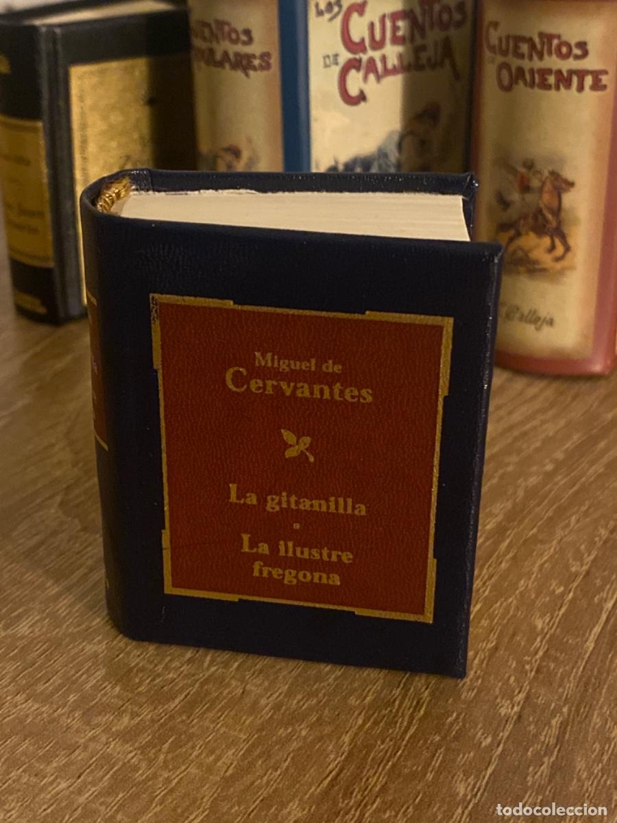 Libros de segunda mano: MINILIBRO - CERVANTES - GITANILLA ILUSTRE FREGONA - .PLANETA DEAGOSTINI