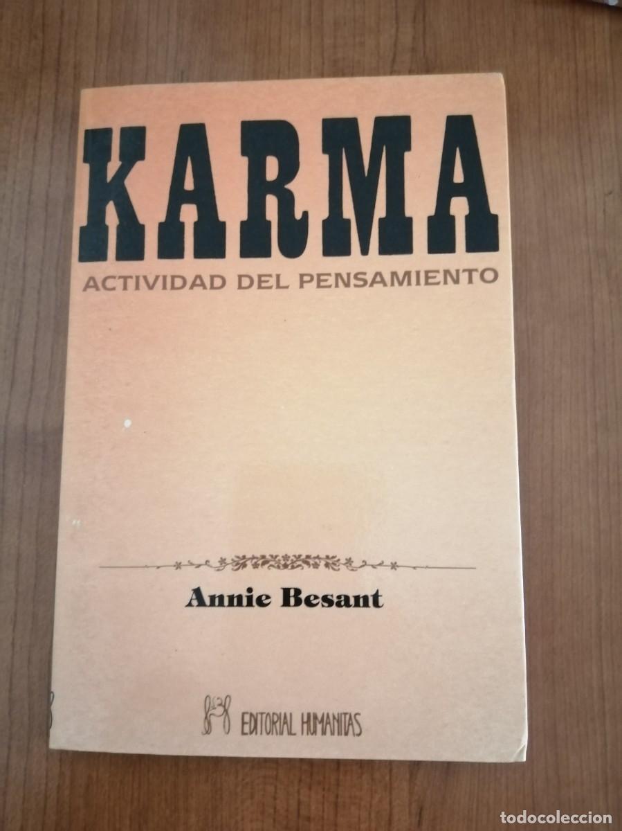 Libros de segunda mano: KARMA, ACTIVIDAD DEL PENSAMIENTO (ANNIE BESANT)