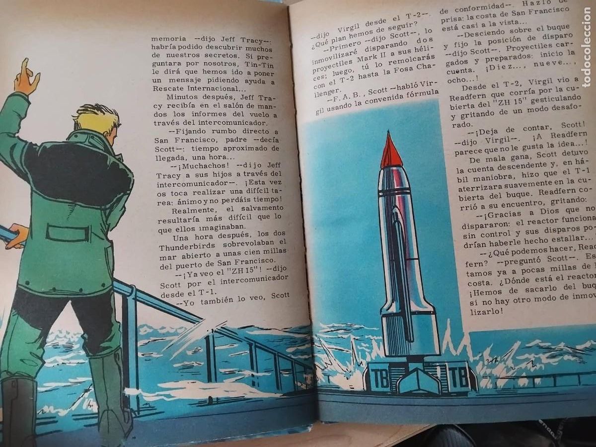 Libros de segunda mano: THUNDERBIDS. PUBLICACI&Oacute;N FHER. 1966. (P/B50) - Foto 4