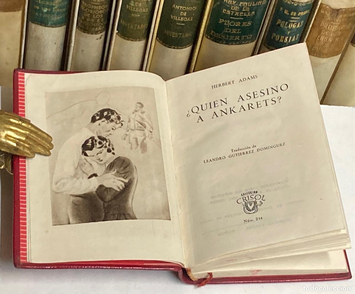 Libros de segunda mano: A&Ntilde;O 1948 - &iquest;QUI&Eacute;N ASESIN&Oacute; A ANKARETS? POR HERBERT ADAMS - AGUILAR COLECCI&Oacute;N CRISOL N&ordm; 244