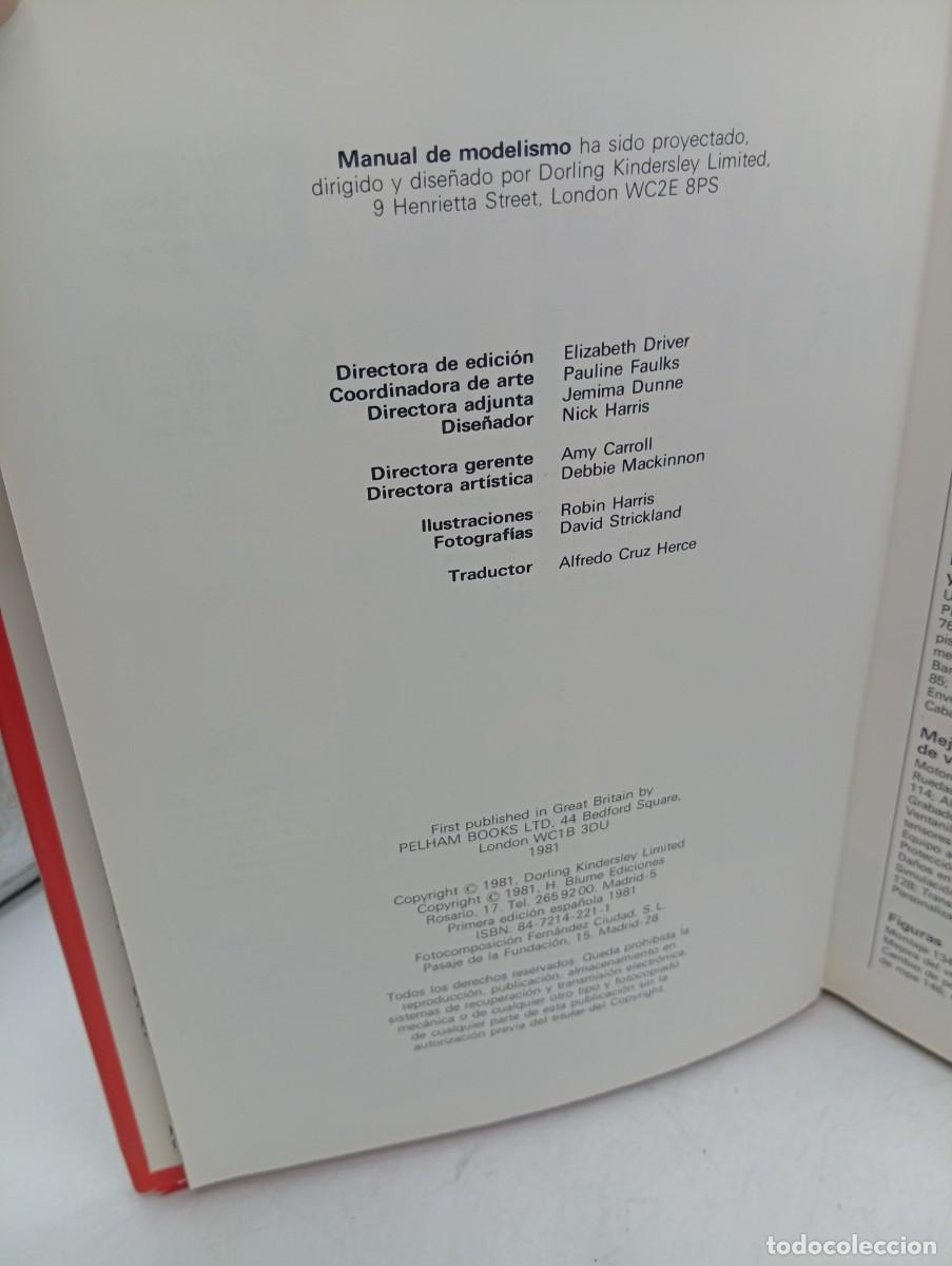 Libros de segunda mano: MANUAL DE MODELISMO. ALBERT JACKSON Y DAVID DAY. H. BLUME EDICIONES. 1981. PAGS : 352. - Foto 3