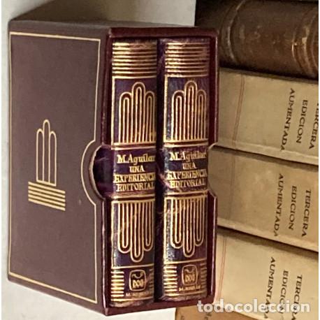 Libros de segunda mano: A&Ntilde;O 1973 - UNA EXPERIENCIA EDITORIAL MANUEL AGUILAR MU&Ntilde;OZ CRISOL&Iacute;N EDICI&Oacute;N DE LUJO ENCUADERNACI&Oacute;N