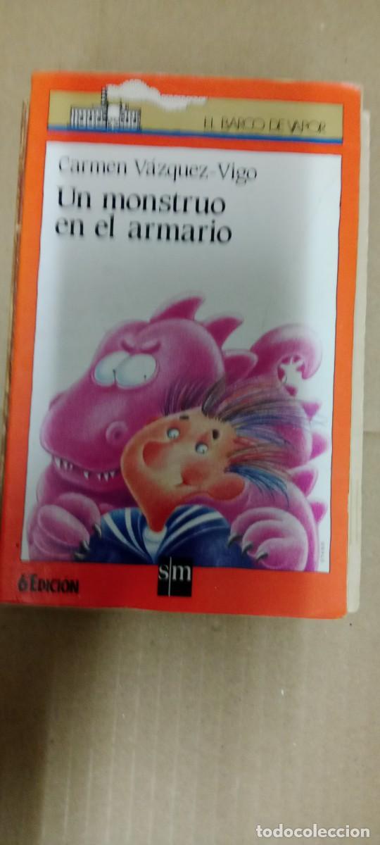 Livros em segunda m&atilde;o: UN MONSTRUO EN EL ARMARIO. CARMEN VAZQUEZ VIGO. BARCO DE VAPOR LIBRO GG-BGA