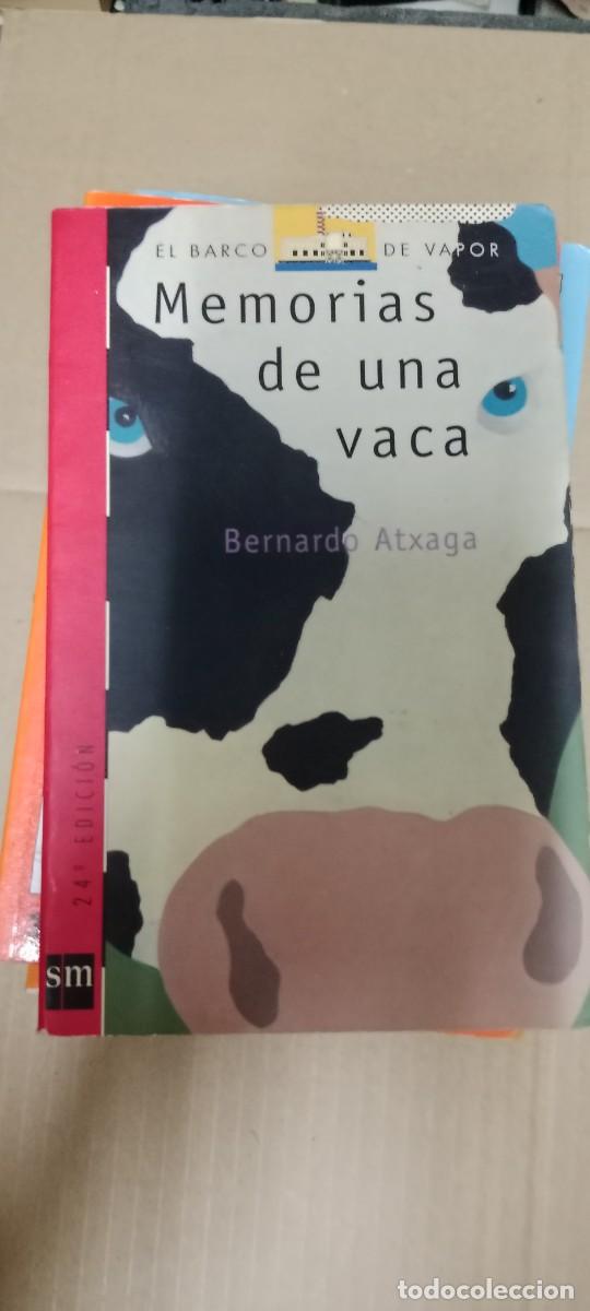 Libri di seconda mano: MEMORIAS DE UNA VACA - BERNARDO ATXAGA - EL BARCO DE VAPOR - SM. LIBRO GG-BGA