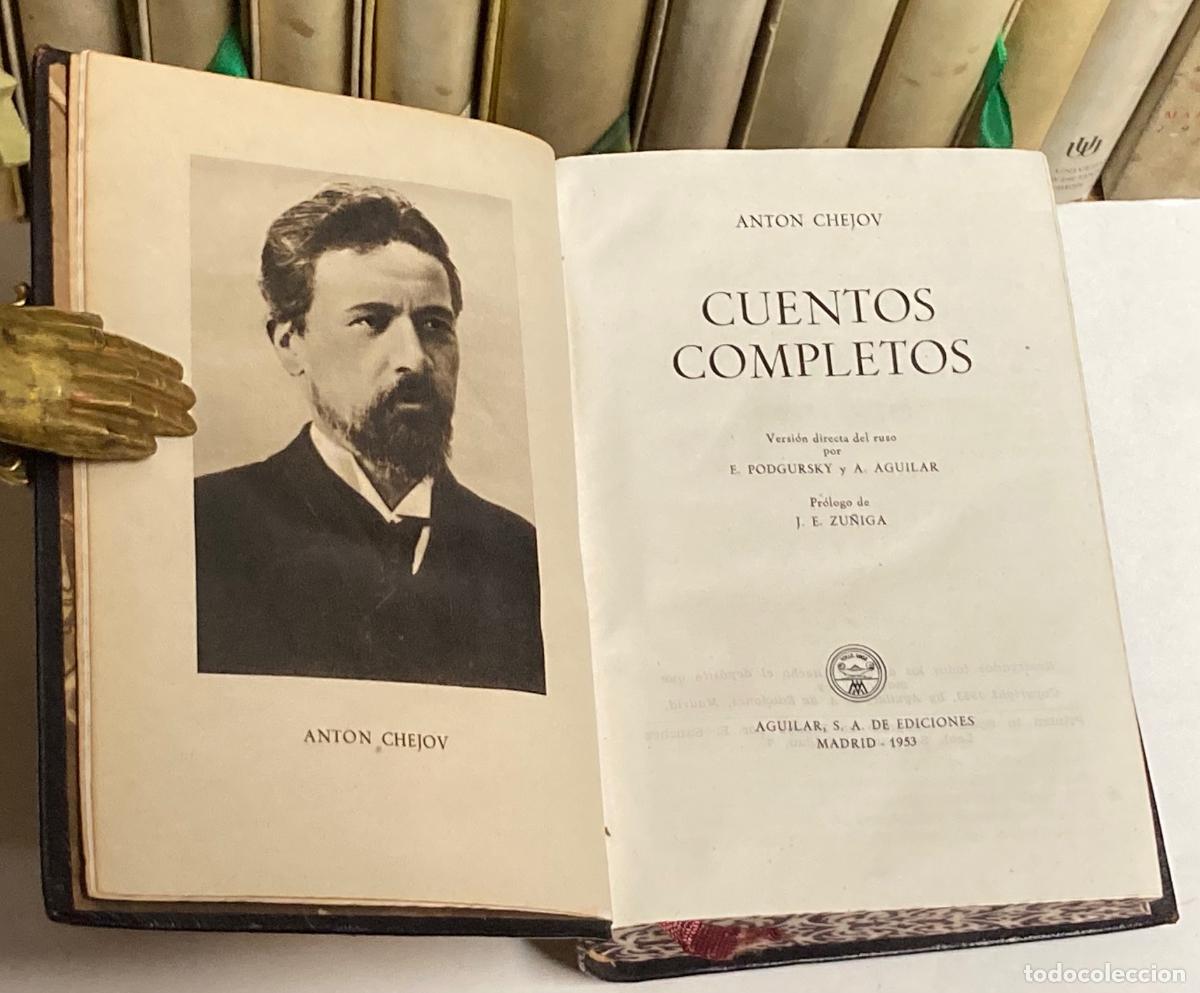 Libros de segunda mano: A&Ntilde;O 1953 - CUENTOS COMPLETOS DE ANT&Oacute;N CHEJOV TOMO I - AGUILAR COLECCI&Oacute;N JOYA 1&ordf; EDICI&Oacute;N