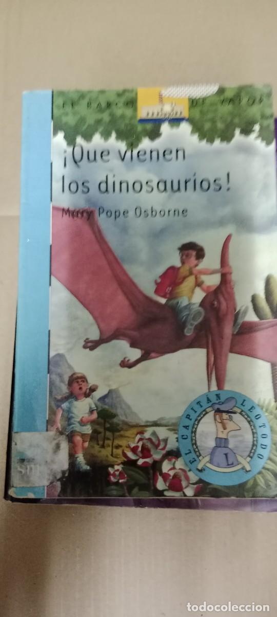 Gebrauchte B&uuml;cher: &iexcl;QUE VIENEN LOS DINOSAURIOS! - MARY POPE OSBORNE - EL BARCO DE VAPOR LIBRO GG-BGA