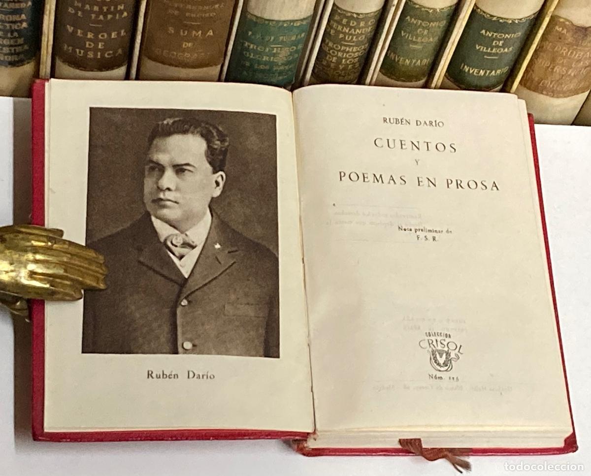 Libros de segunda mano: A&Ntilde;O 1945 - CUENTOS Y POEMAS EN PROSA POR RUB&Eacute;N DARIO - AGUILAR COLECCI&Oacute;N CRISOL N&ordm; 115