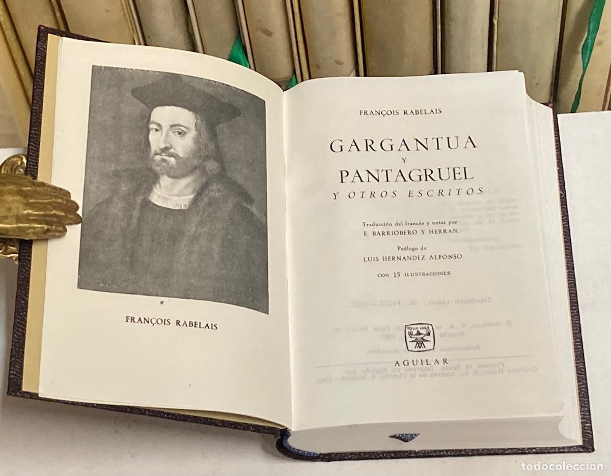 Libros de segunda mano: A&Ntilde;O 1967 - GARGANTUA Y PANTAGRUEL POR RABELAIS - AGUILAR COLECCI&Oacute;N JOYA 1&ordf; EDICI&Oacute;N