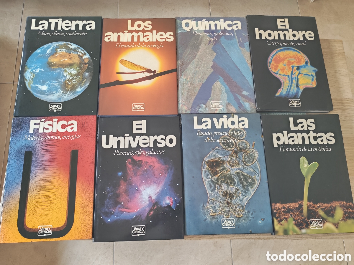 Libros de segunda mano: Lote de 8 libros de divulgaci&oacute;n cient&iacute;fica &rdquo;Vida y Ciencia&rdquo; (Ed. Salvat)