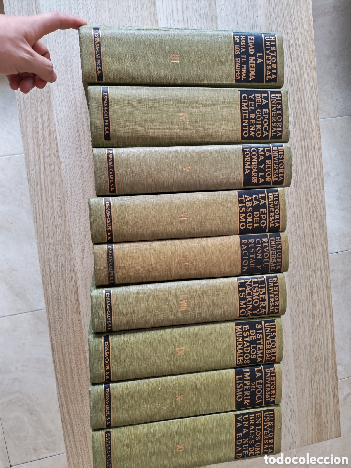 Libros de segunda mano: ​Colecci&oacute;n 9 Tomos &rdquo;Historia Universal&rdquo; Espasa-Calpe - Garc&iacute;a Morente