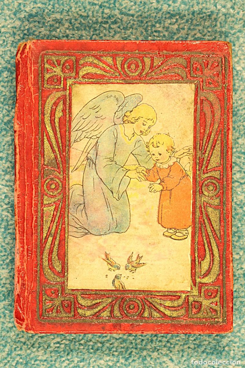 Libros de segunda mano: Libro Miniatura Breviario infantil. Rojo. Miniature Children's Breviary Book. Red. 1945
