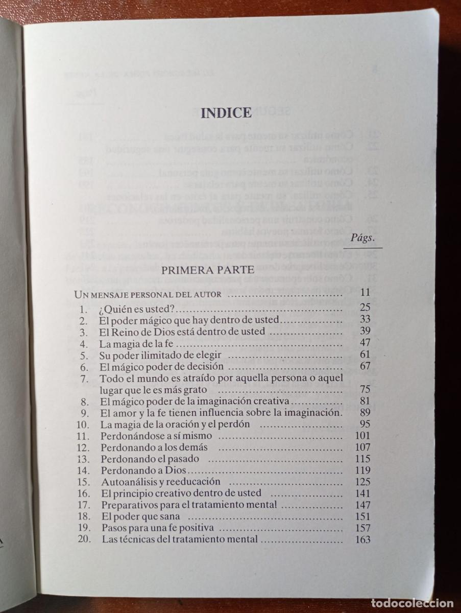 Libros de segunda mano: EL MILAGROSO PODER DE LA MENTE. DAN CUSTER - Foto 4