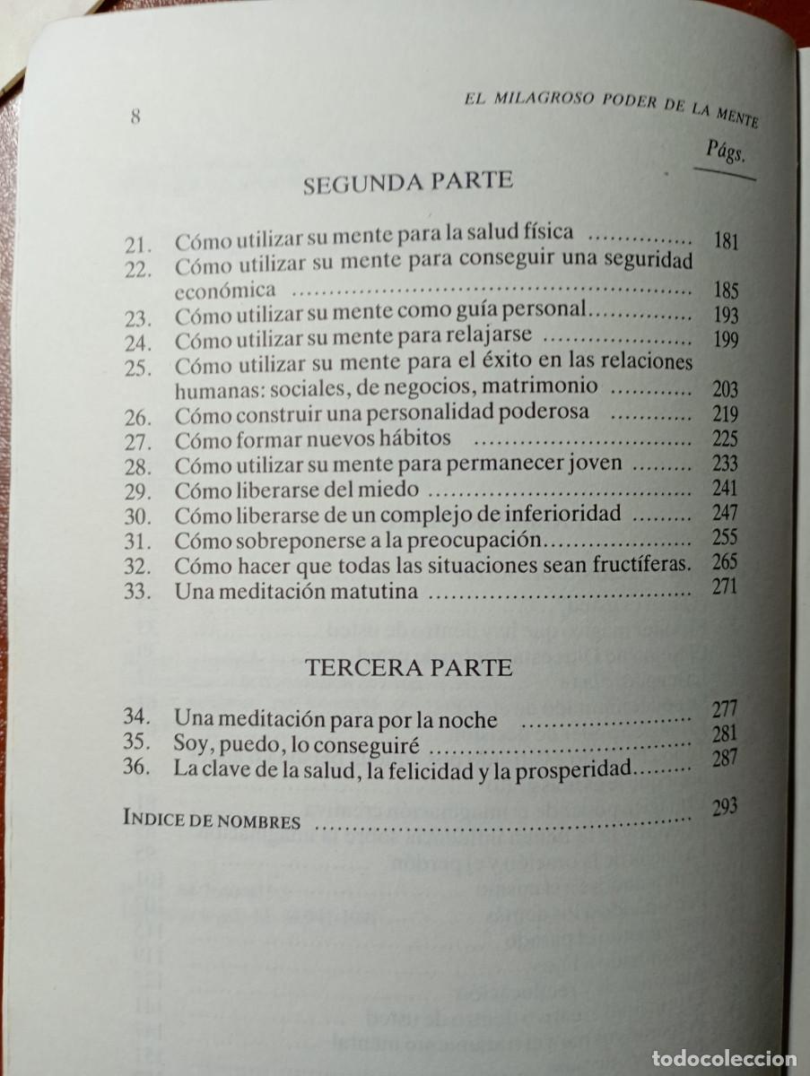 Libros de segunda mano: EL MILAGROSO PODER DE LA MENTE. DAN CUSTER - Foto 5