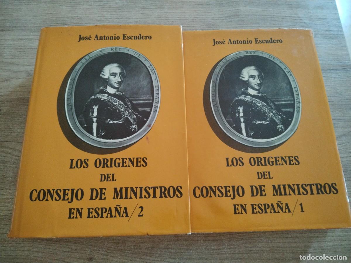 Libros de segunda mano: 2 TOMOS LOS ORIGENES DEL CONSEJO DE MINISTROS