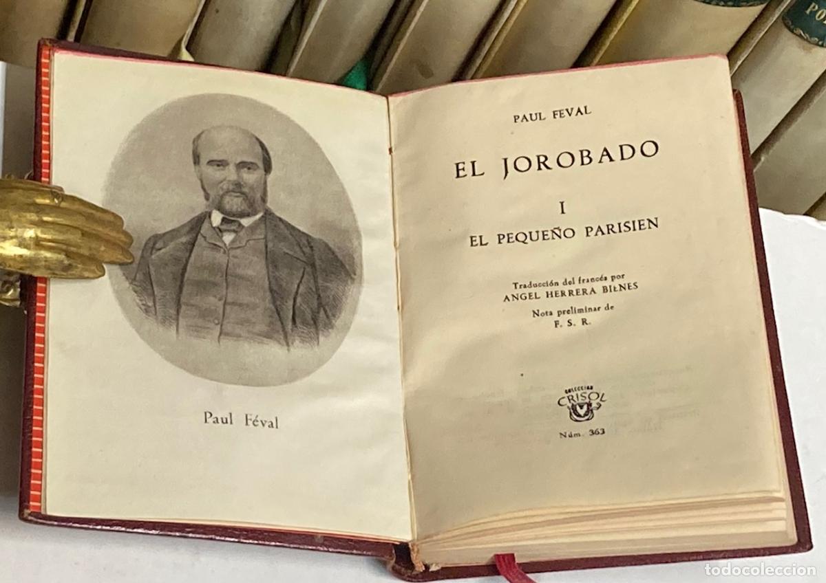 Libri di seconda mano: A&Ntilde;O 1952 - EL JOROBADO I EL PEQUE&Ntilde;O PARISIEN POR PAUL FEVAL - AGUILAR COLECCI&Oacute;N CRISOL N&ordm; 363