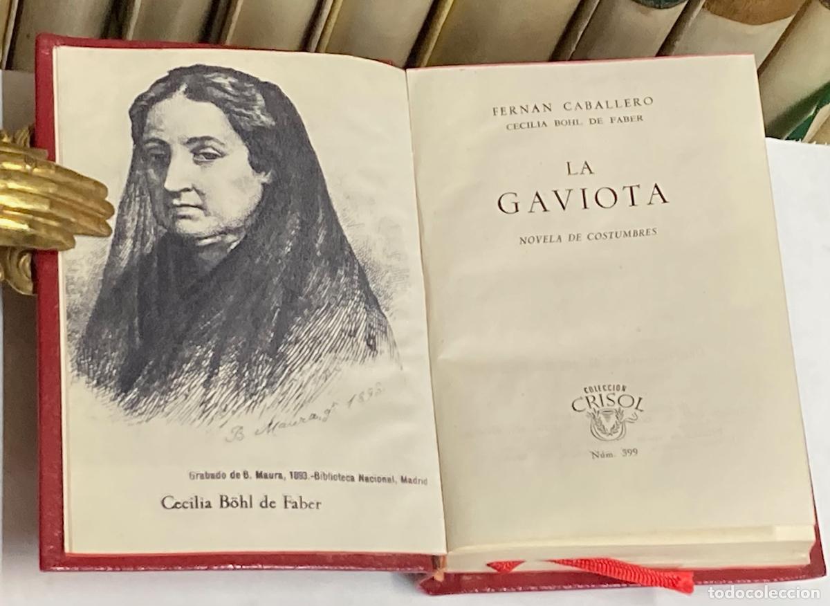 Libros de segunda mano: A&Ntilde;O 1958 - LA GAVIOTA POR FERN&Aacute;N CABALLERO - AGUILAR COLECCI&Oacute;N CRISOL N&ordm; 399