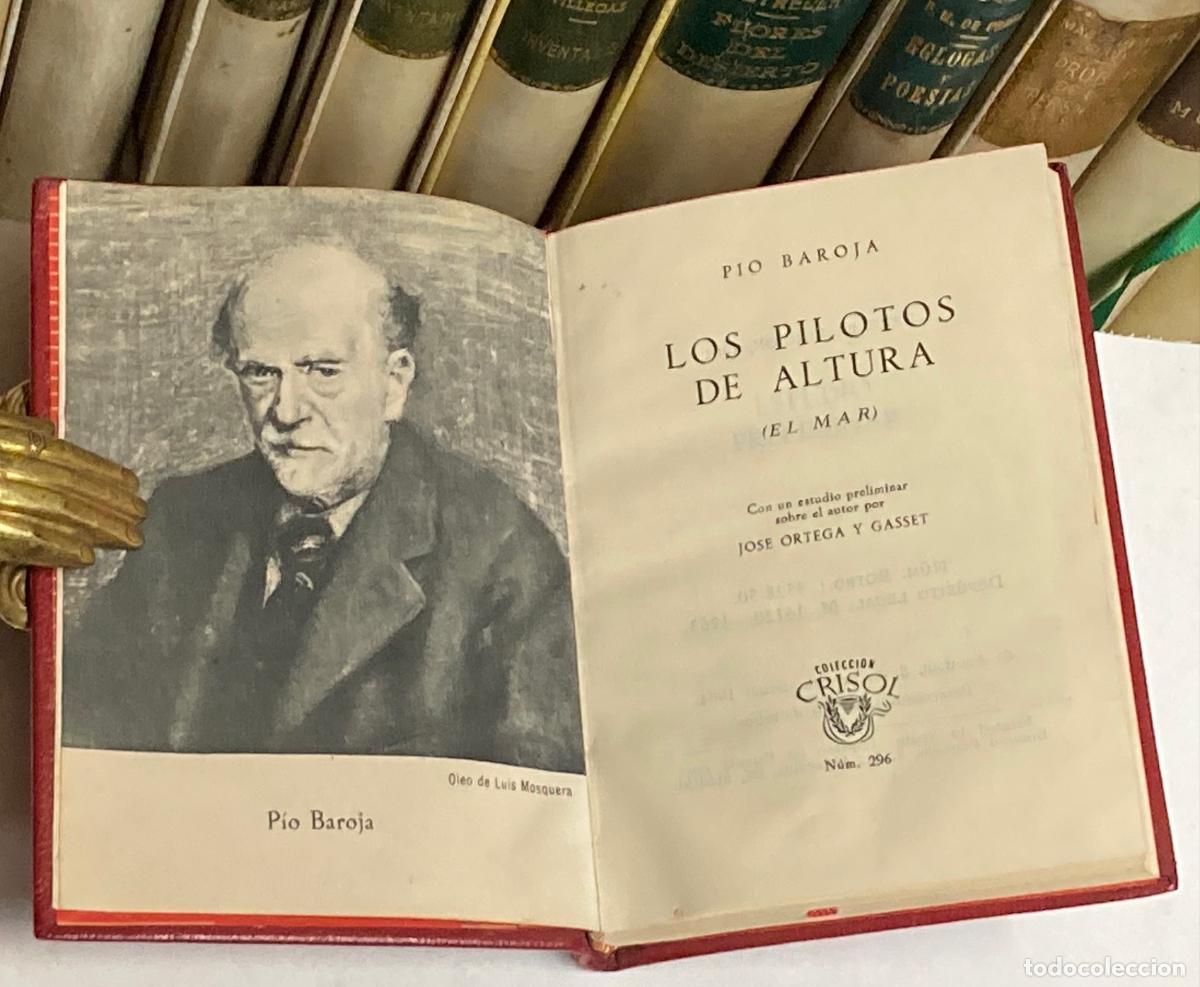 Libros de segunda mano: A&Ntilde;O 1964 - LOS PILOTOS DE ALTURA (EL MAR) POR P&Iacute;O BAROJA - AGUILAR COLECCI&Oacute;N CRISOL N&ordm; 296