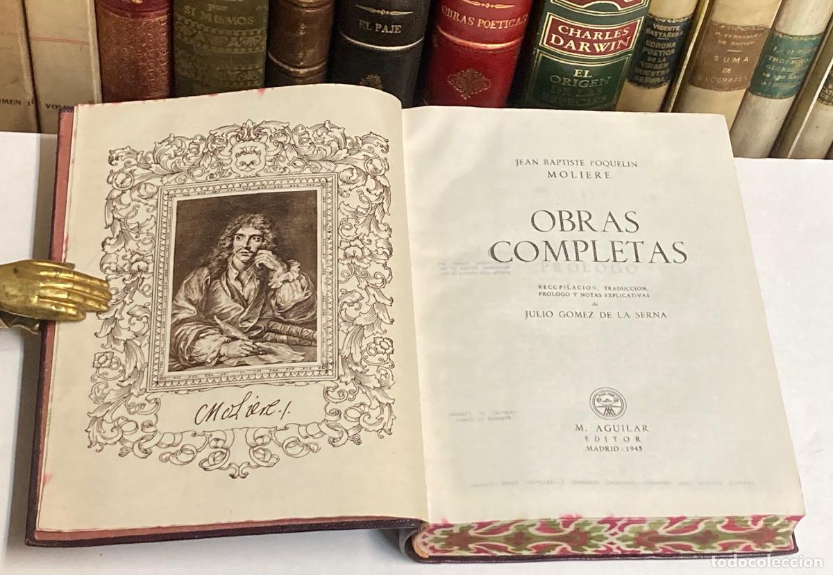 Libros de segunda mano: A&Ntilde;O 1945 - OBRAS COMPLETAS DE MOLIERE - AGUILAR COLECCI&Oacute;N OBRAS ETERNAS 1&ordf; EDICI&Oacute;N