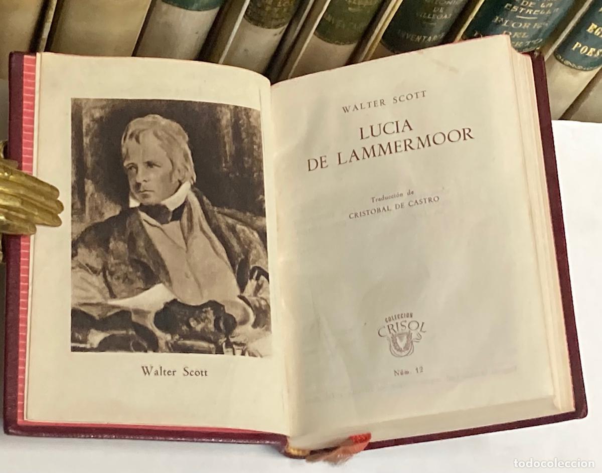 Libros de segunda mano: A&Ntilde;O 1943 - LUC&Iacute;A DE LAMMERNOOR POR WALTER SCOTT - AGUILAR COLECCI&Oacute;N CRISOL N&ordm; 12
