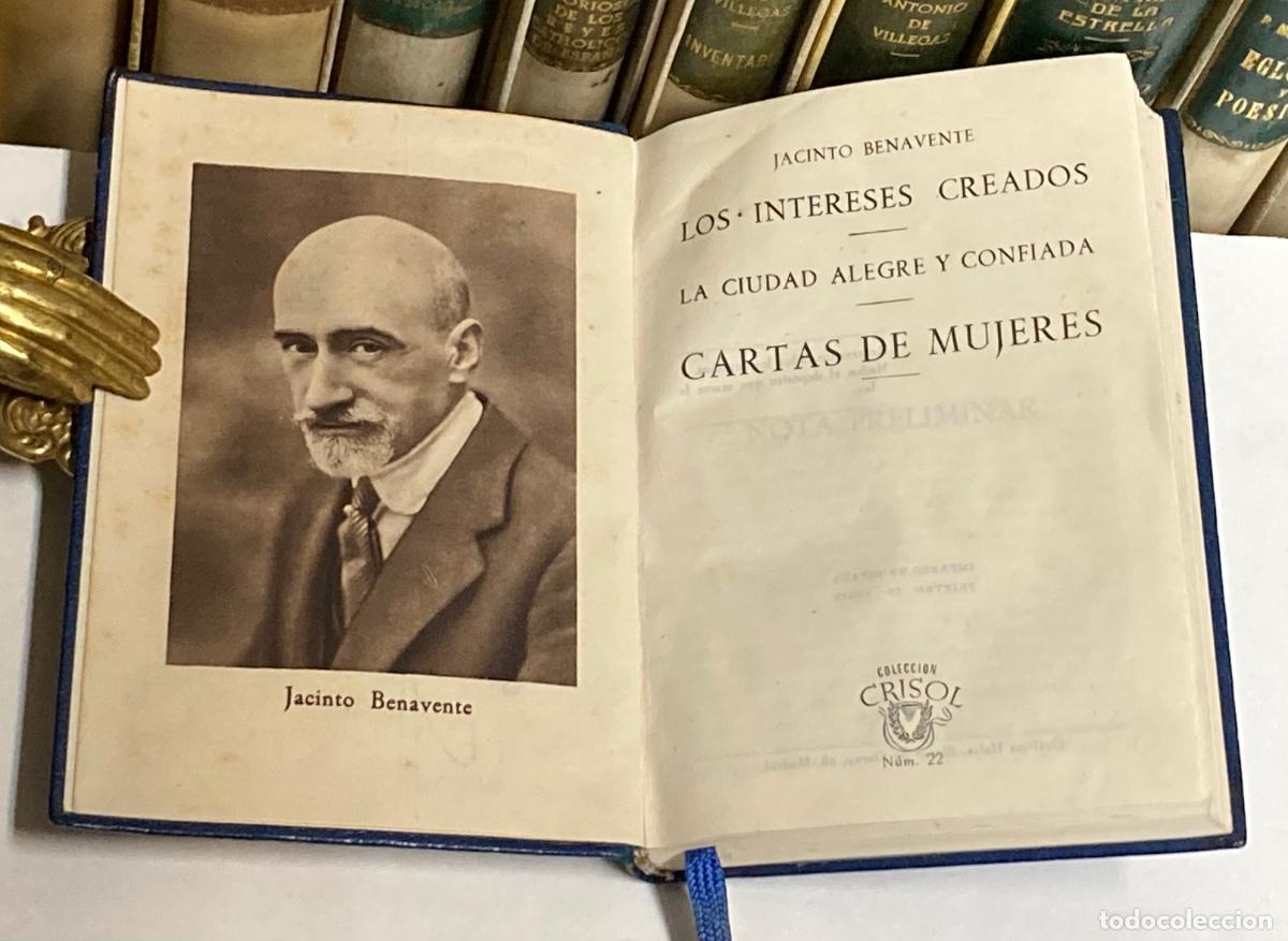 Libros de segunda mano: A&Ntilde;O 1944 - LOS INTERESES CREADOS POR JACINTO BENAVENTE - AGUILAR COLECCI&Oacute;N CRISOL N&ordm; 22