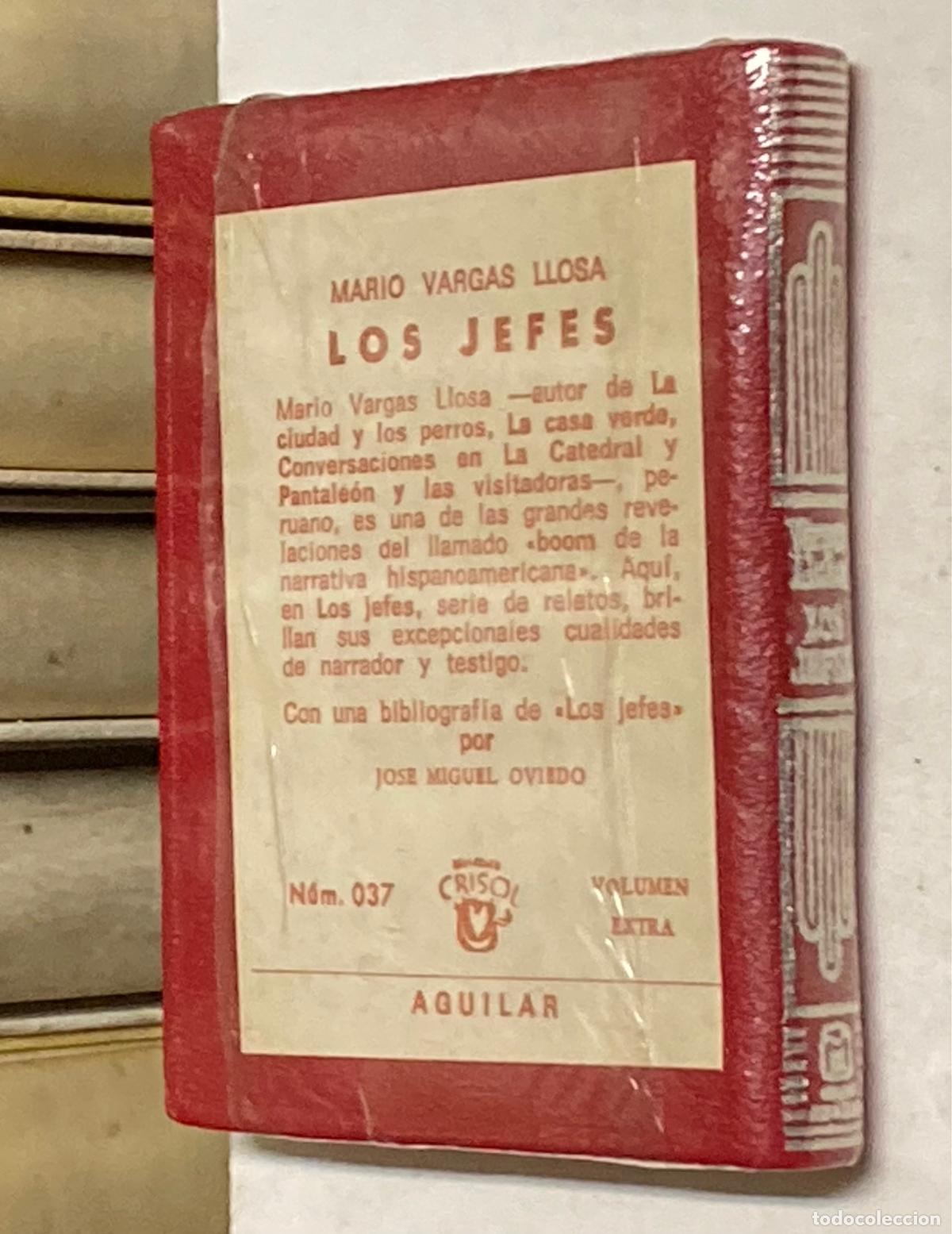 Libros de segunda mano: A&Ntilde;O 1974 - LOS JEFES POR MARIO VARGAS LLOSA - AGUILAR COLECCI&Oacute;N CRISOL&Iacute;N N&ordm; 37