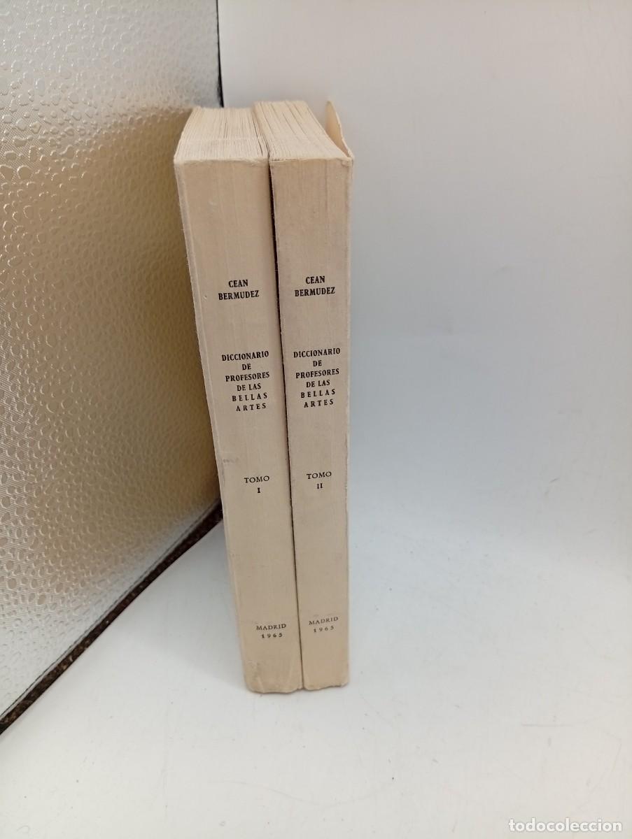 Libros de segunda mano: DICCIONARIO DE LOS MAS ILUSTRES PROFESORES DE LAS BELLAS ARTES EN ESPA&Ntilde;A. TOMO I Y II. 1965. INTONSO