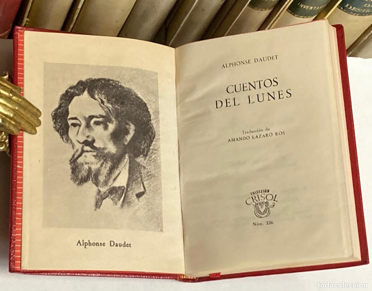 Libros de segunda mano: A&Ntilde;O 1963 - CUENTOS DEL LUNES POR ALPHONSE DAUDET - AGUILAR COLECCI&Oacute;N CRISOL N&ordm; 226