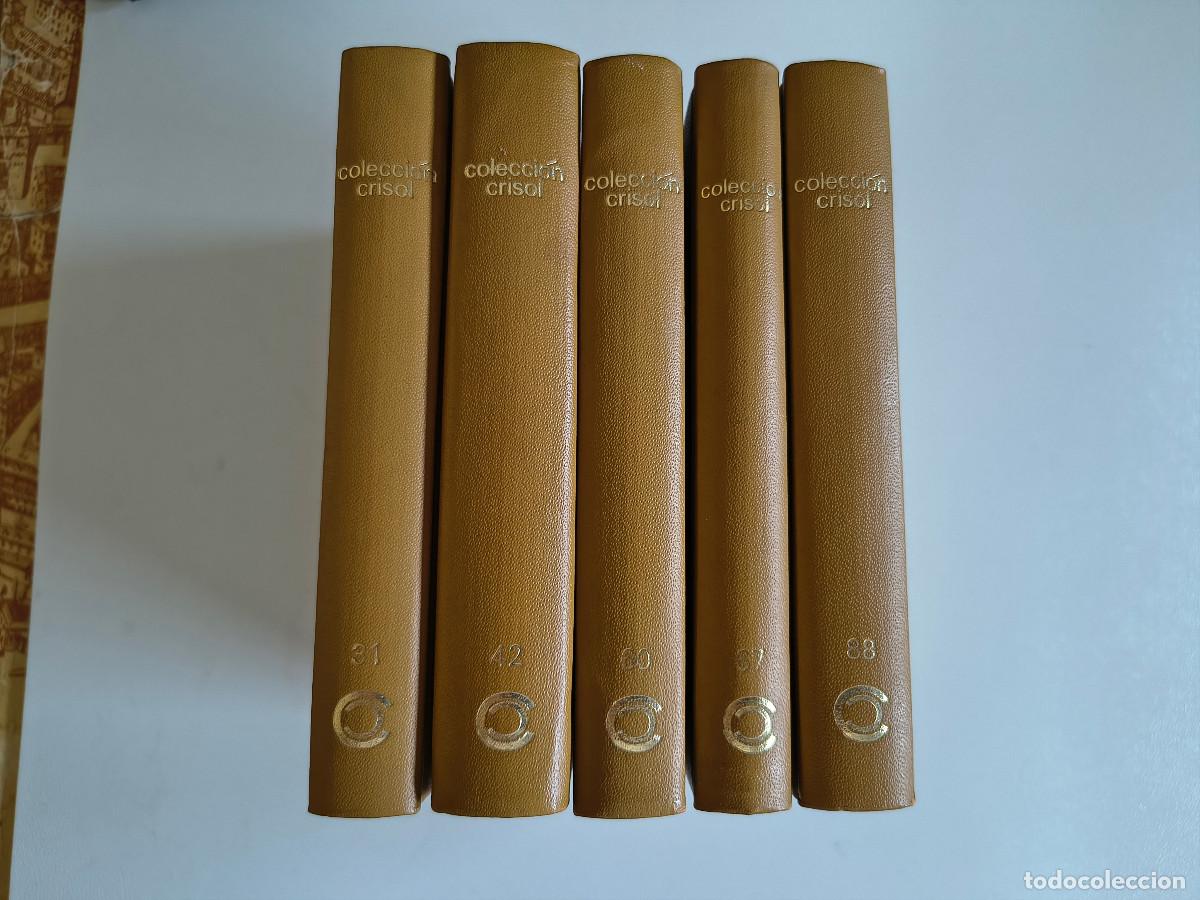 Libros de segunda mano: Lote de Crisol Literario con distinta encuadernaci&oacute;n, Aguilar