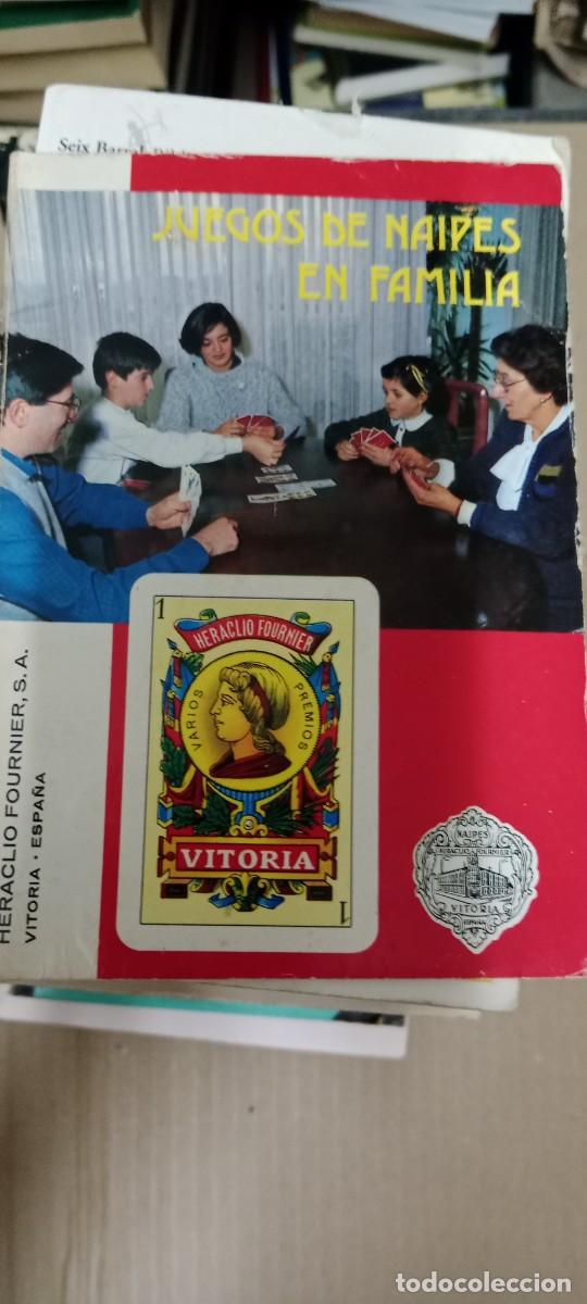 Libros de segunda mano: Libro manual Juegos de naipes y solitarios para toda la familia HERACLIO FOURNIER a&ntilde;o 1 LIBRO GG-BGA