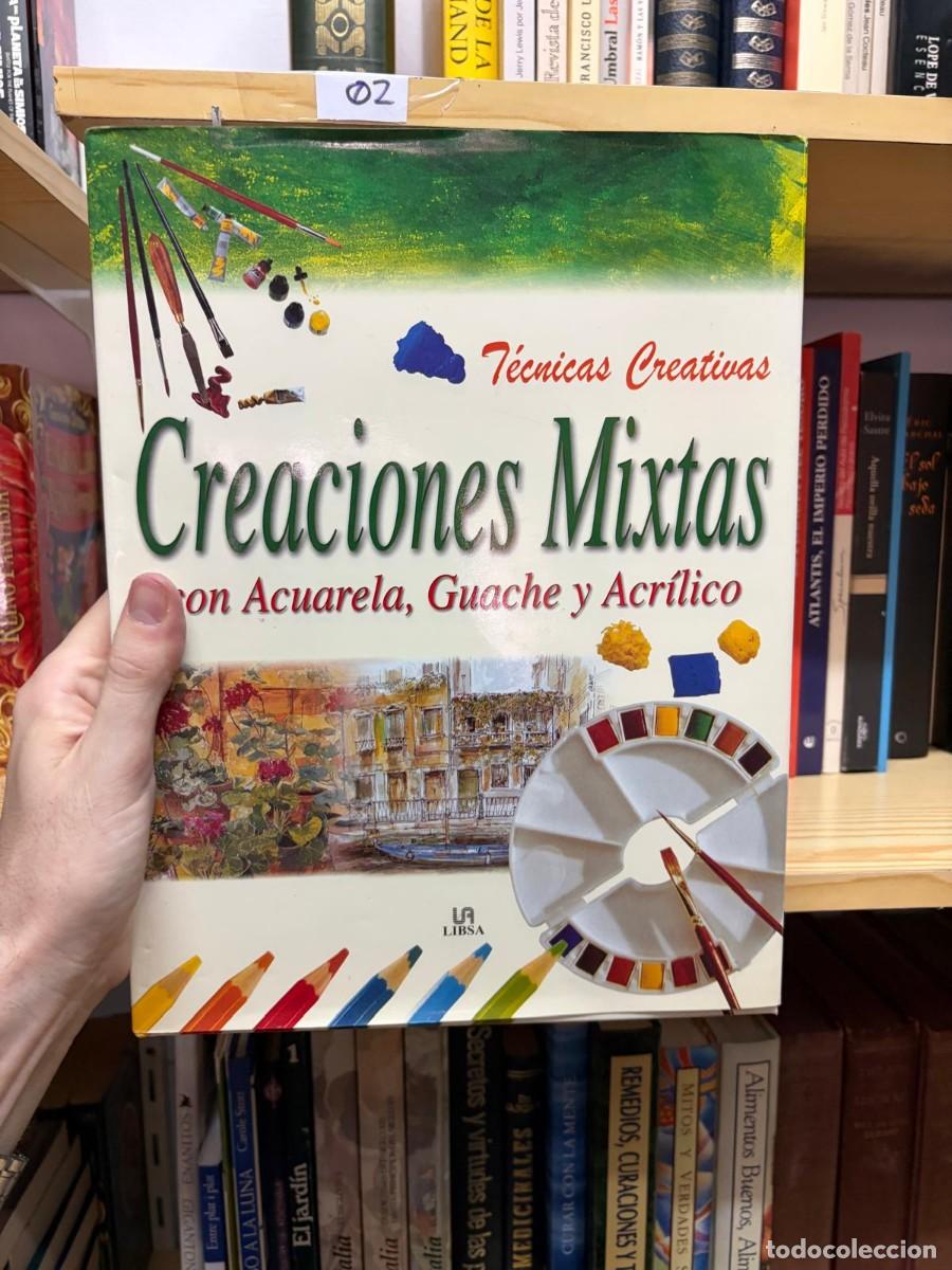 Libros de segunda mano: 02 &mdash; Creaciones mixtas: con acuarela, gouache y acr&iacute;lico &mdash; Libsa