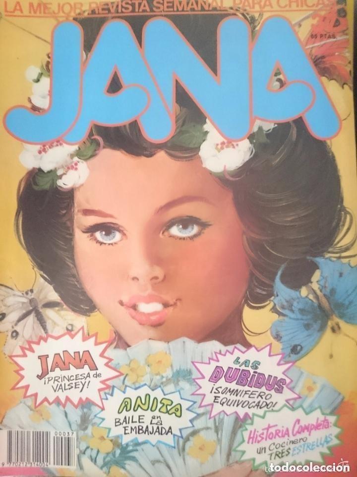 Libros de segunda mano: JANA - LA MEJOR REVISTA SEMANAL PARA CHICAS - N 37 - ED. SARPE