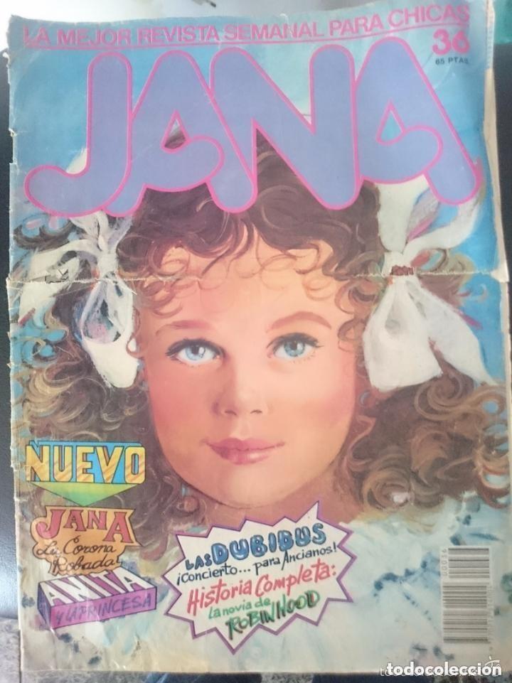 Libros de segunda mano: JANA - LA MEJOR REVISTA SEMANAL PARA CHICAS - N 36 - ED. SARPE