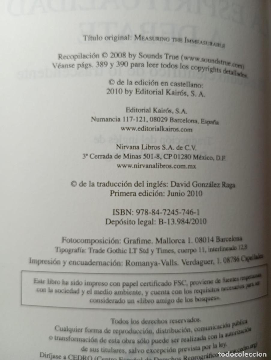Libros de segunda mano: LA ESPIRITUALIDAD A DEBATE - Foto 2