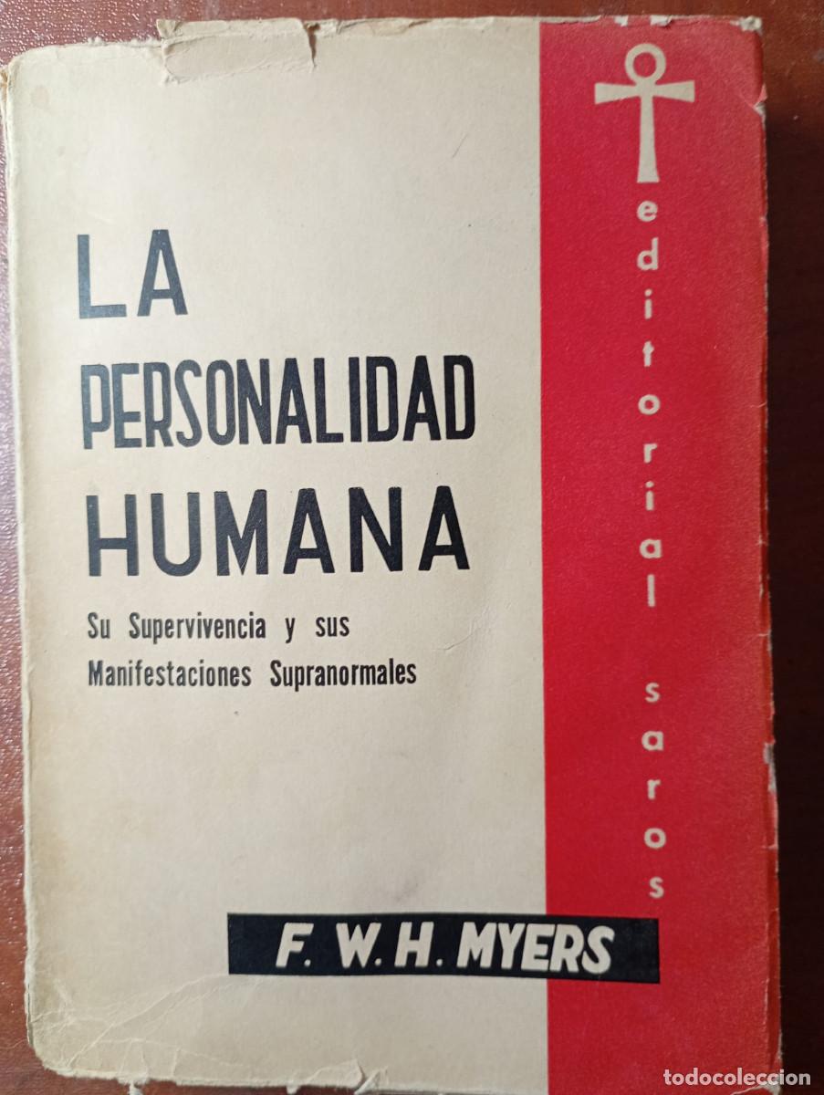 Libros de segunda mano: LA PERSONALIDAD HUMANA. F.W.H. MYERS