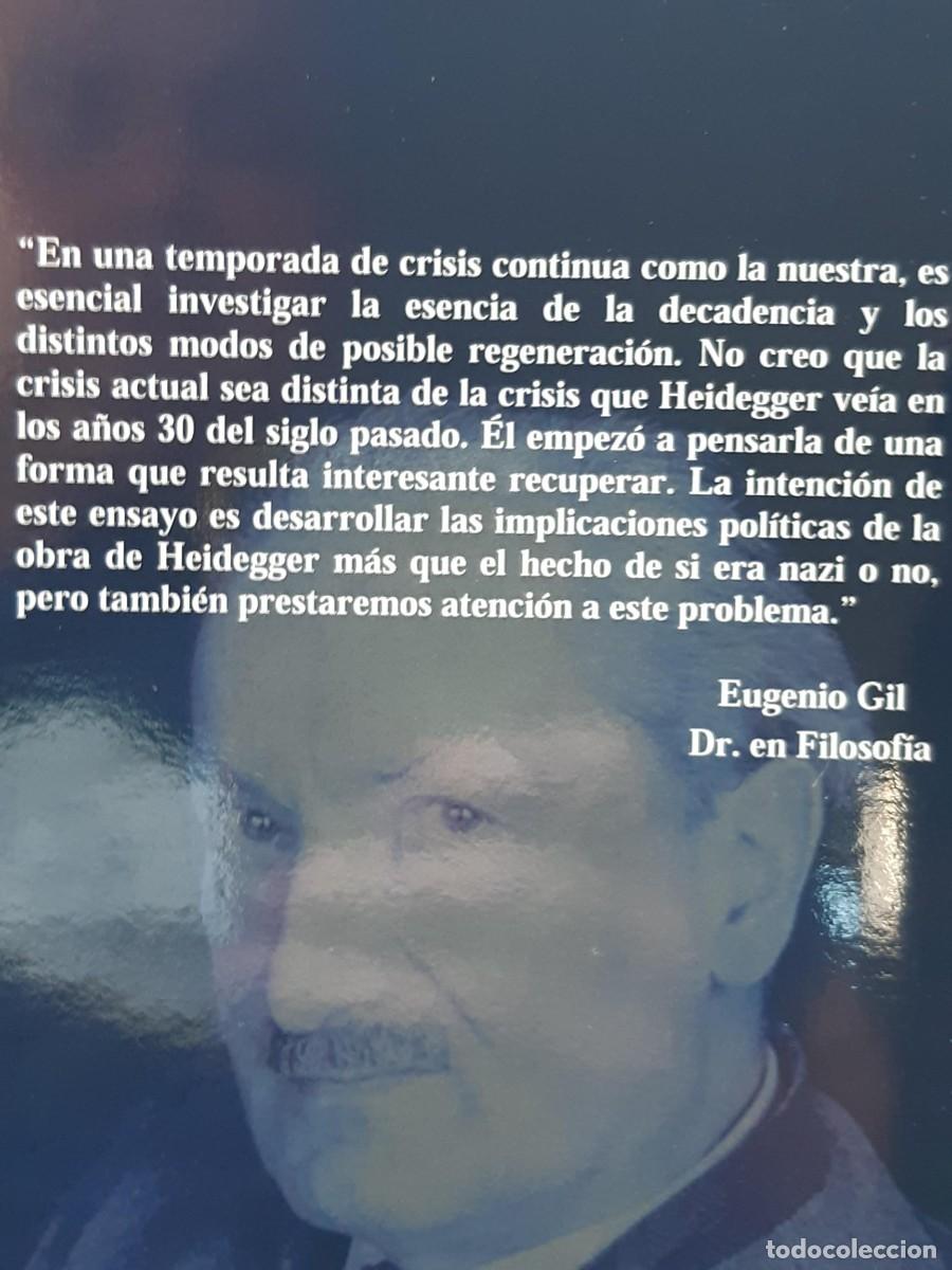 Libros de segunda mano: HEIDEGGER Y LA POLITICA EUGENIO GIL - Foto 3