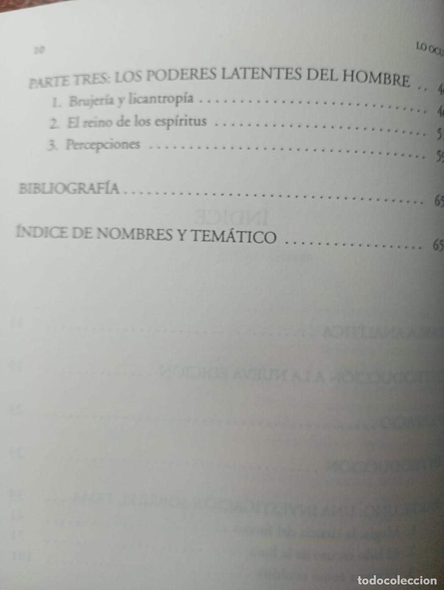 Libros de segunda mano: LO OCULTO. COLIN WILSON - Foto 4