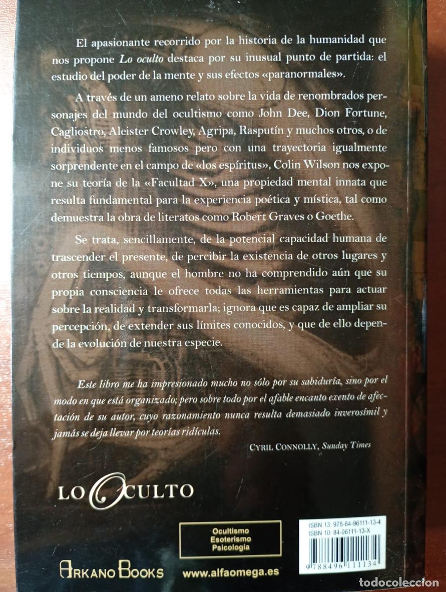 Libros de segunda mano: LO OCULTO. COLIN WILSON - Foto 6