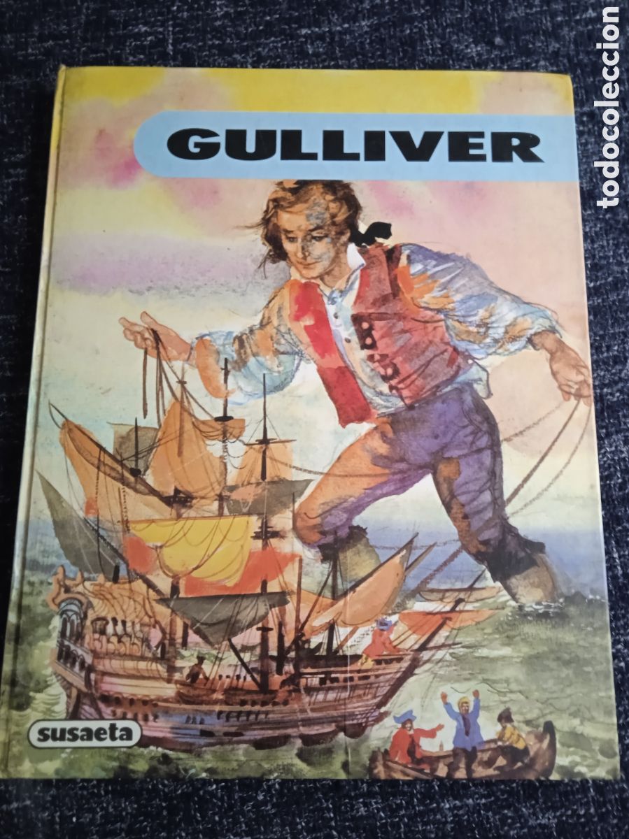 Libros de segunda mano: GULLIVER -ILUSTRACIONES: F. SAEZ -ED. SUSAETA - COLECCION AMBAR