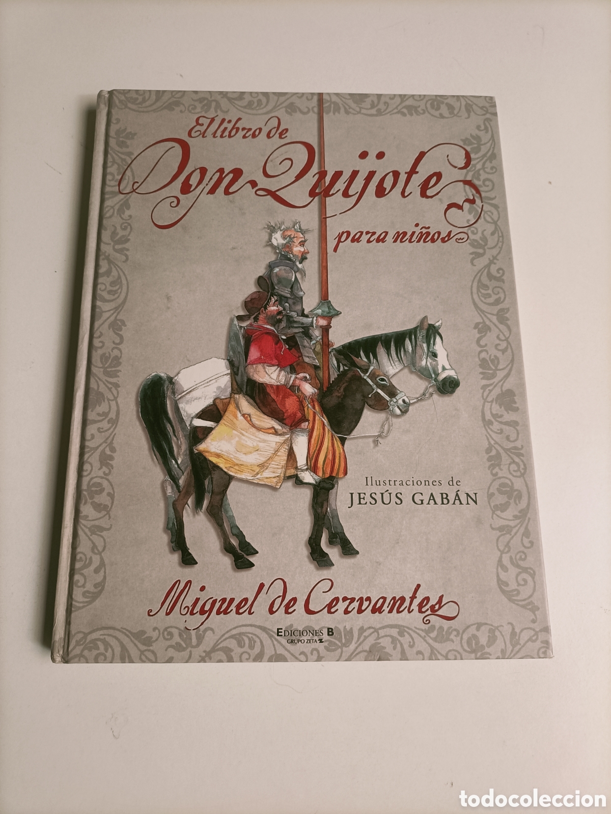 Libros de segunda mano: El libro de Don Quijote para ni&ntilde;os. Ilustraciones de Jes&uacute;s Gab&aacute;n