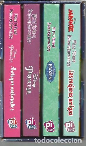 Libros de segunda mano: MINI PRIMER BUSCA Y ENCUENTRA 4 LIBROS DISNEY