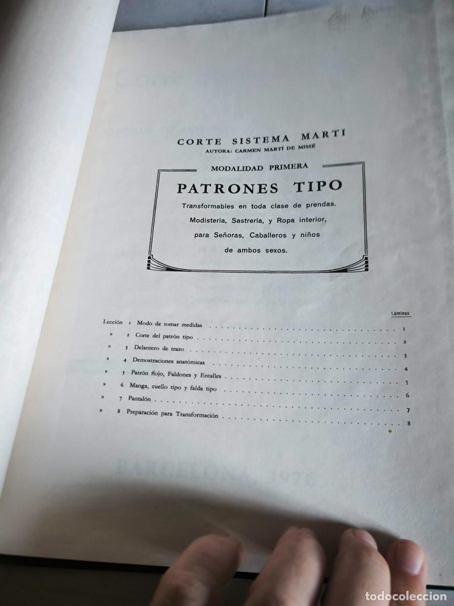 Libros de segunda mano: LIBRO CORTE SISTEMA MARTI - PATRONES TIPO 1976 - Foto 2