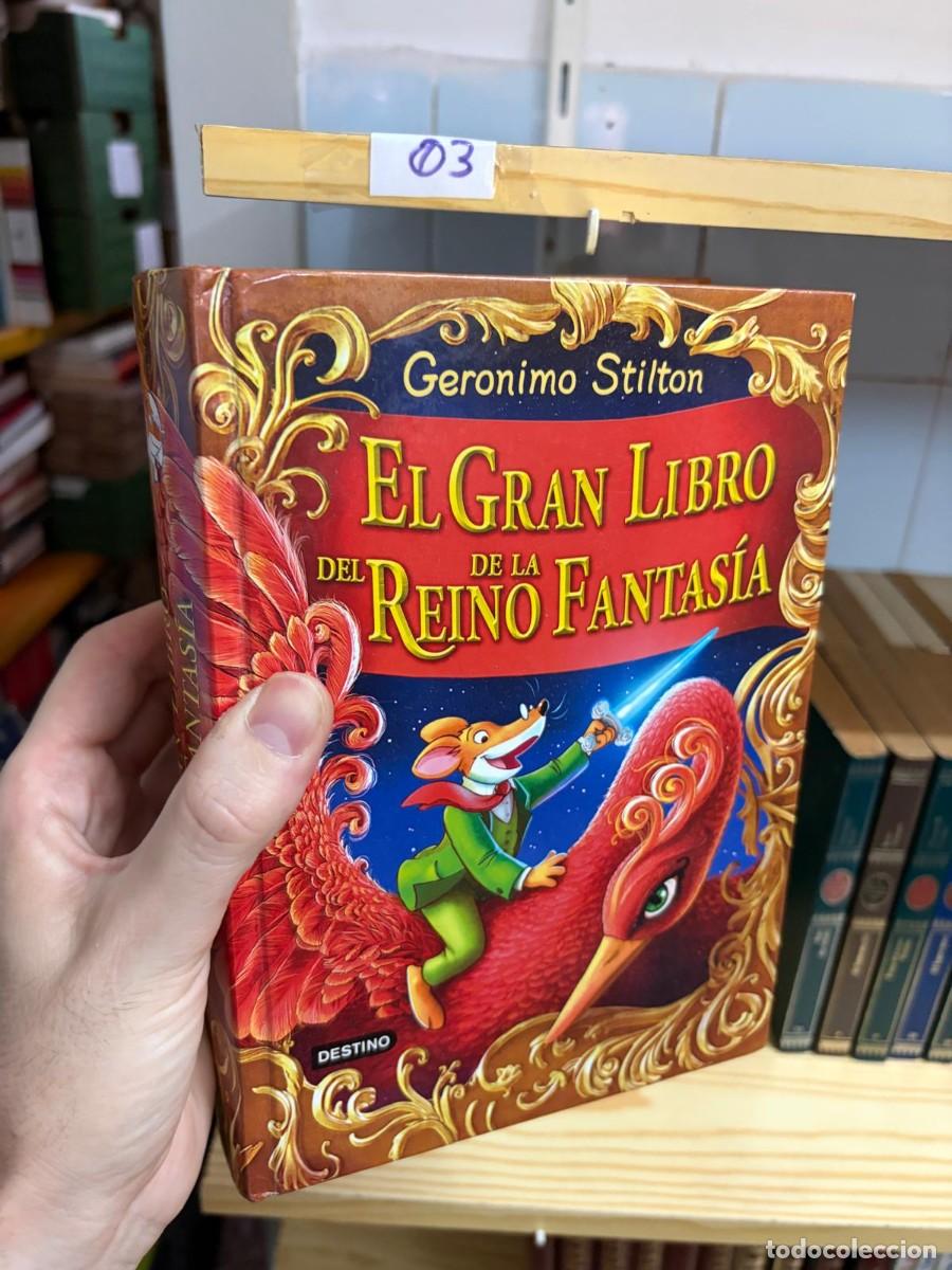 Libros de segunda mano: 03 EL GRAN LIBRO DEL REINO DE LA FANTAS&Iacute;A &mdash; Geronimo Stilton &mdash; Destino