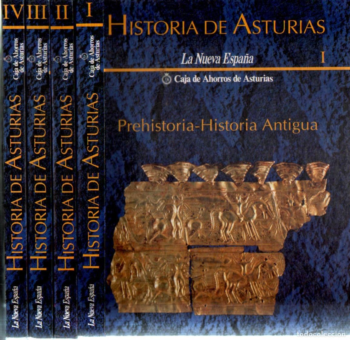 Libros de segunda mano: HISTORIA DE ASTURIAS TOMO I, II, III Y IV. VV.AA. A-LASTUR-160