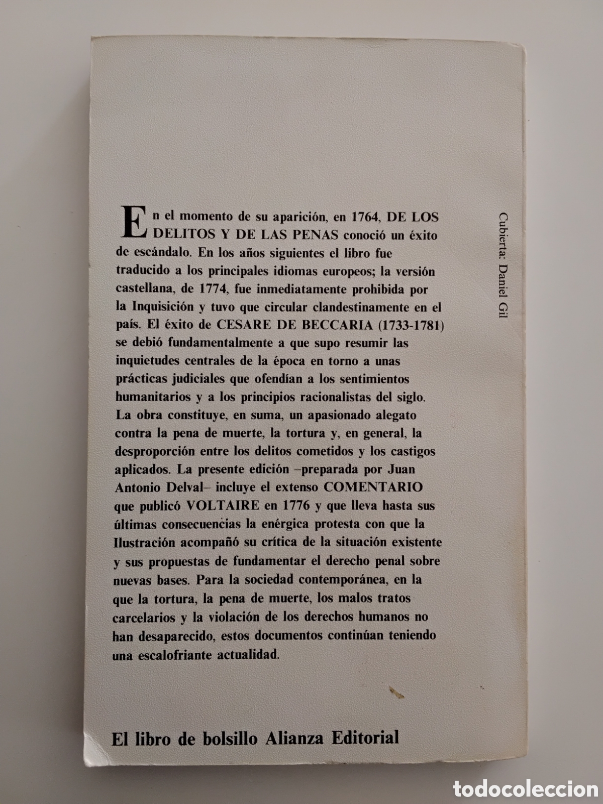 Libros de segunda mano: CESARE BECCARIA &ndash; DE LOS DELITOS Y DE LAS PENAS &ndash; CON EL COMENTARIO DE VOLTAIRE &ndash; 1986 - Foto 2