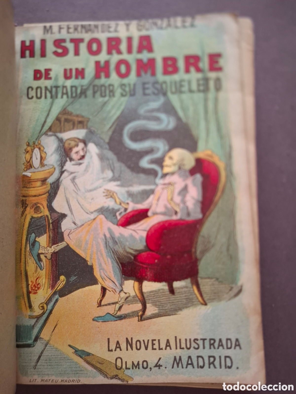 Libros de segunda mano: Historia de un hombre - contada por su esqueleto - F y Gonzalez - 1938