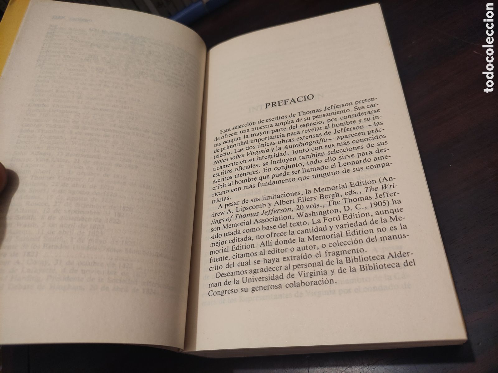 Libros de segunda mano: AUTOBIOGRAF&Iacute;A Y OTROS ESCRITOS - THOMAS JEFFERSON - Foto 13