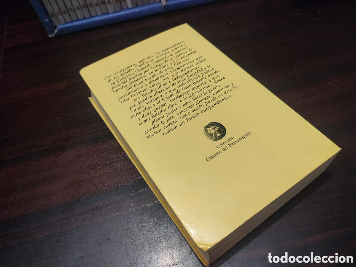 Libros de segunda mano: AUTOBIOGRAF&Iacute;A Y OTROS ESCRITOS - THOMAS JEFFERSON - Foto 16