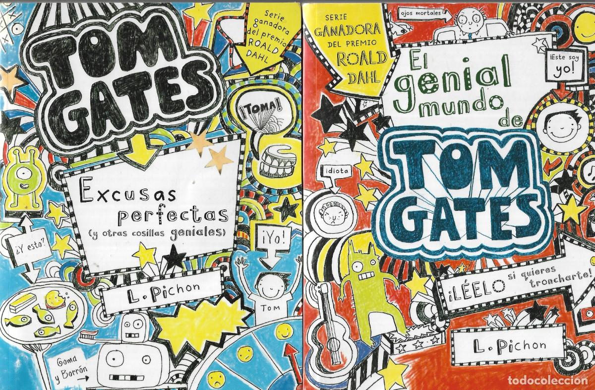 Libros de segunda mano: N - PACK 2 LIBROS TOM GATES - LIZ PICHON - EDT. BRU&Ntilde;O, S.L., 2011.